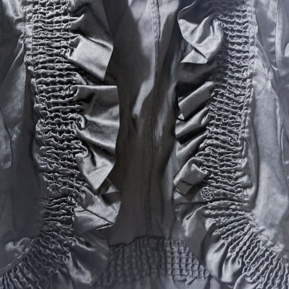 Black Ruffled Bolero (Small) - Picture 3 of 6